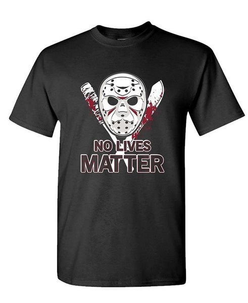 

2019 fashion no lives matter - massacre machete bat - mens cotton t-shirt tee shirt