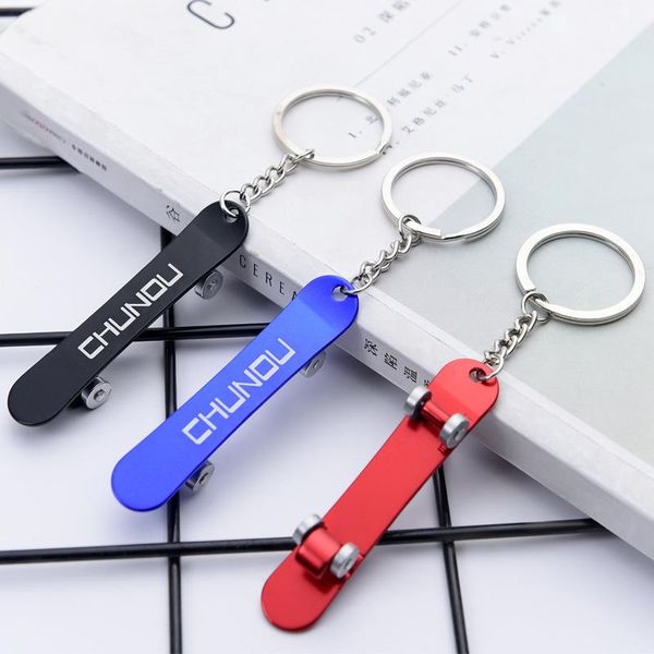 

cgjxscar skateboard removable metal keychain new scooter advertising promotional gifts keychain keyring interior accessories keyrings 8 stly