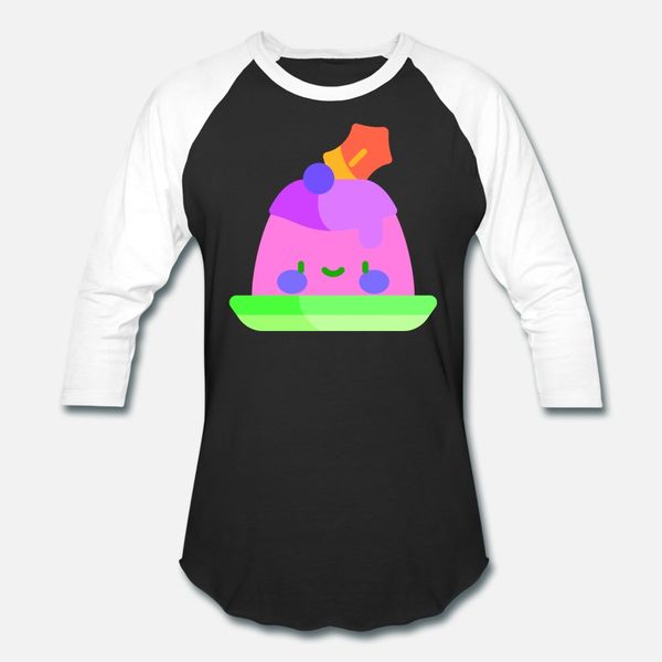 

pudding kawaii t shirt men print cotton round neck letter sunlight new style spring autumn unique shirt
