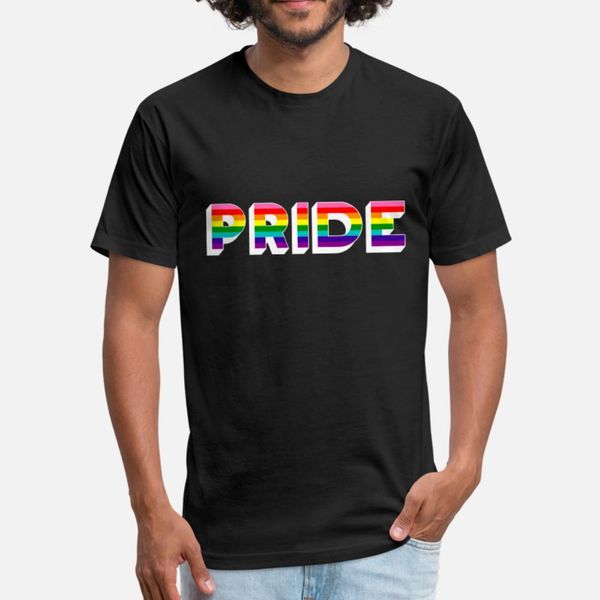 

cool rainbow pride gay lgbt tolerance homosexual t shirt men character tee shirt o-neck formal fit basic spring normal shirt