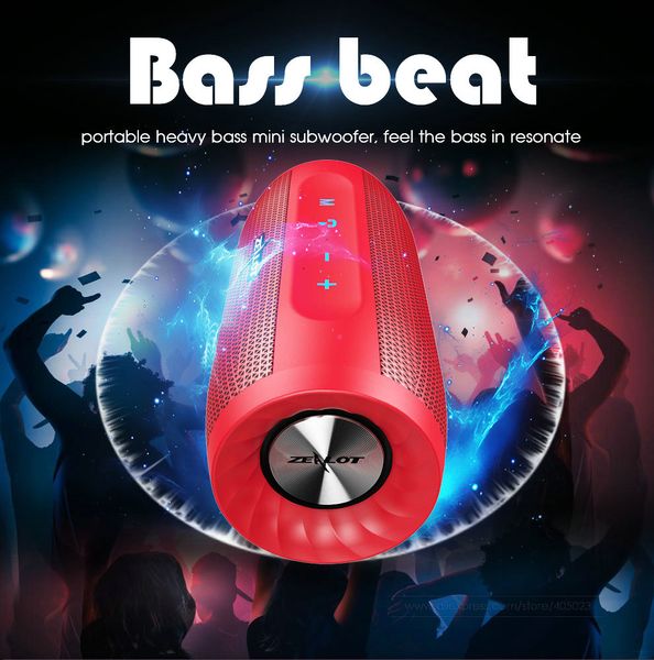 Freeshipping Portable Bluetooth Speaker Wireless Soundbar Coluna Super Bass 3D Som Estéreo TF Cartão TF AUX 20H Jogo com Microfone