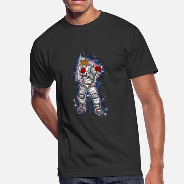 

boxing astronaut galactic boxer sports t shirt men design cotton plus size 3xl natural graphic authentic summer style outfit shirt