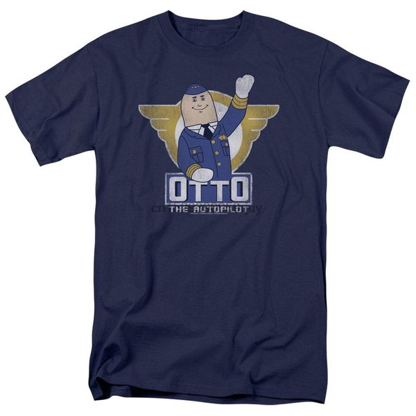 

airplane movie otto the aulot navy shirts