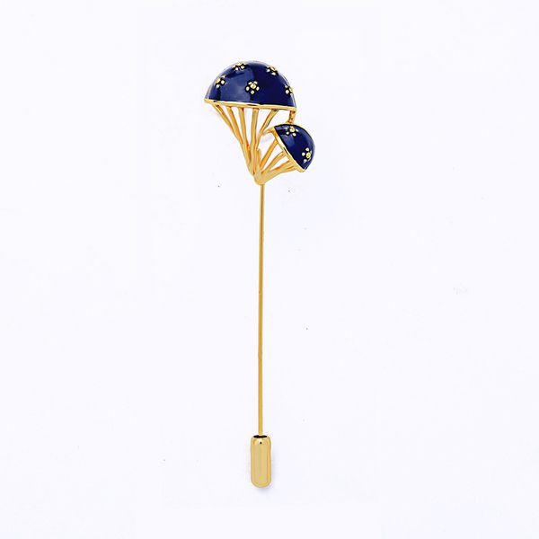 

pins, brooches enamel gold color brooch lovely mushroom pins for women suit sweater accessories arrival jewelry, Gray