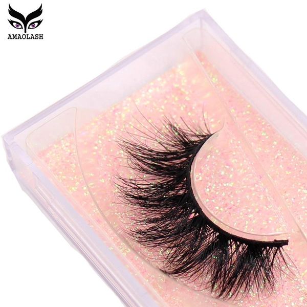 

amaolash makeup eyelashes 3d mink lashes thick cross mink eyelashes fluffy natural long lashes dramatic big eyelash extension