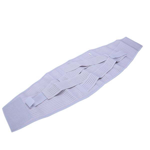 

high back brace waist belt spine support men women belts breathable lumbar corset orthopedic back support, Black;gray