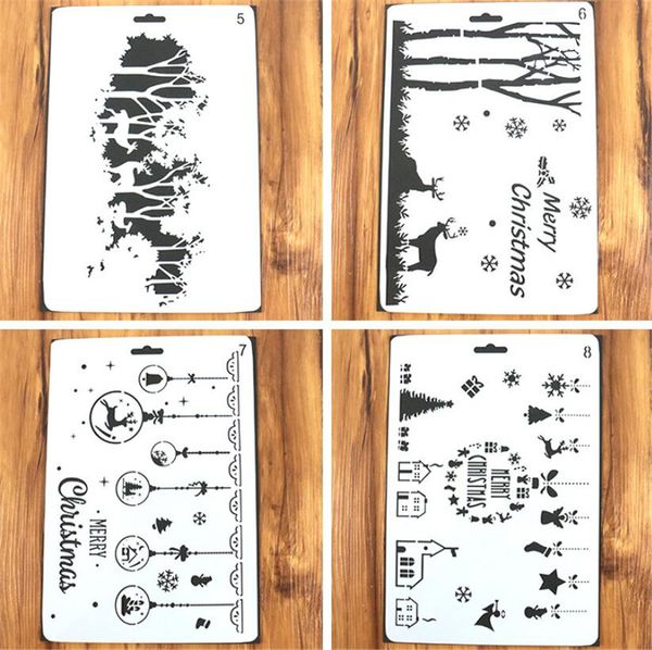 

arts crafts home 26cm christmas deer diy layering stencils wall painting scrapbook coloring embossing album decorative template