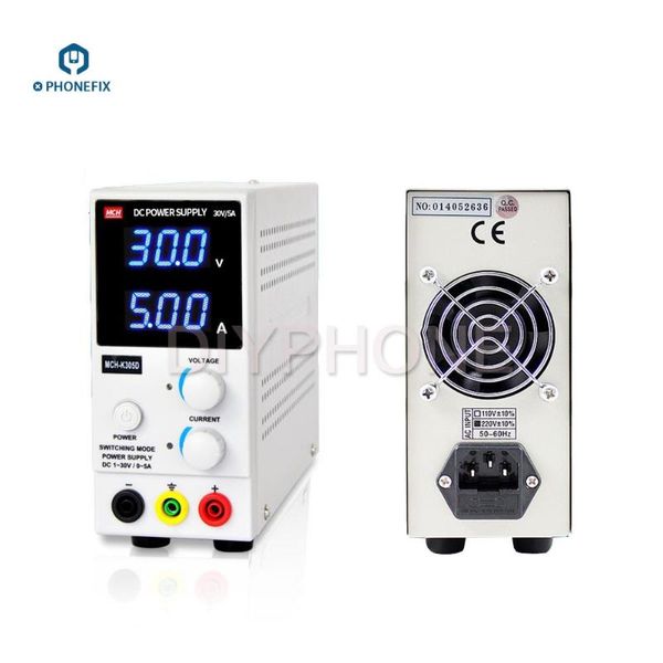 

phonefix adjustable dc power supply for phone repair mch-k305d mck-k303d smps single channel 0-30v 0-3/5a mini dc power supply
