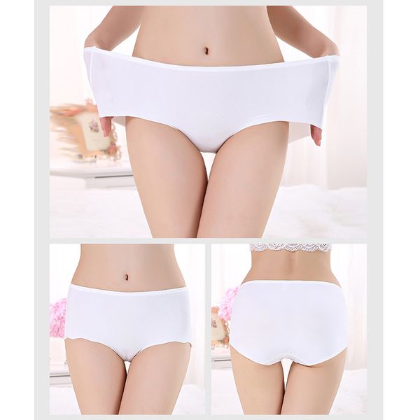 

women's underwear stretch size enlarged high waist underwear women's ultra thin ice silk seamless pants fashion n, Black;pink