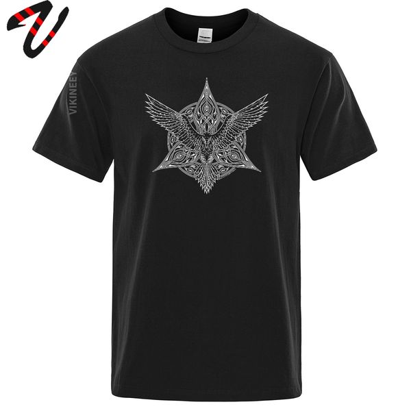 

odin vikings tshirt men ragnar raven t shirt 100% premium cotton o-neck sweatshirt mens t-shirt tv show viking legend tees