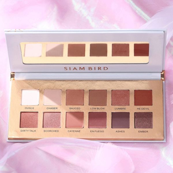 

12 colors eyeshadow waterproof smudge-proof easy to color shimmer matte eyeshadow palette beauty makeup e2
