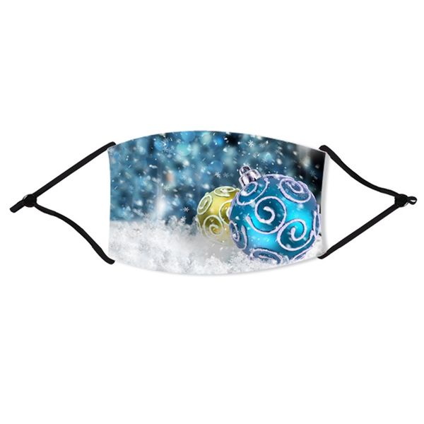 

fashion face christmas mask bling bling sequins protective christmas mask personality dust-proof 3d three-dimensional korean cotton cycli#17, Black