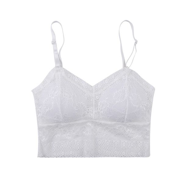 

sujetador deportivo push up sports bra women running yoga gym vest crop shapewear padded tank underwear, White;black