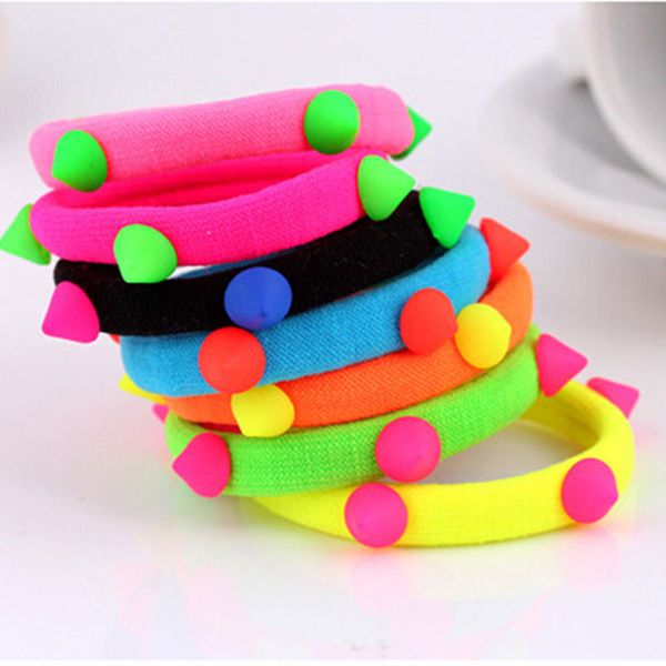 

hot mix colors ребёнки эластичные галстуки волос дети дети bands веревочные ponytail держатели оголовье scrunchie для укладки волос, Slivery;white