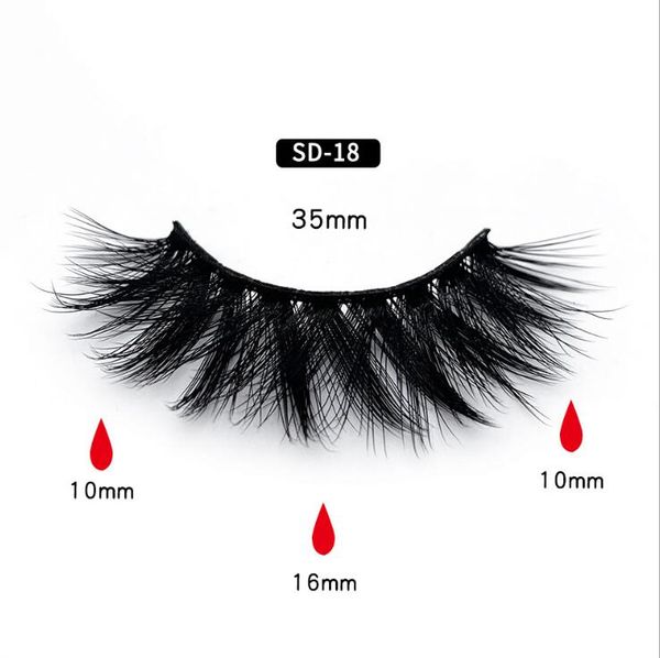 

false eyelashes 3d faux mink double layered silk lashes synthetic fakeextension with private label a pair of female dense ey