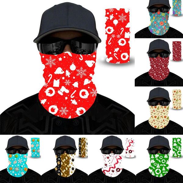 

in stock cycling elastic halloween magic scarf outdoor neck gaiter seamless bandana anti haze dust printed wristband riding muffler unisex