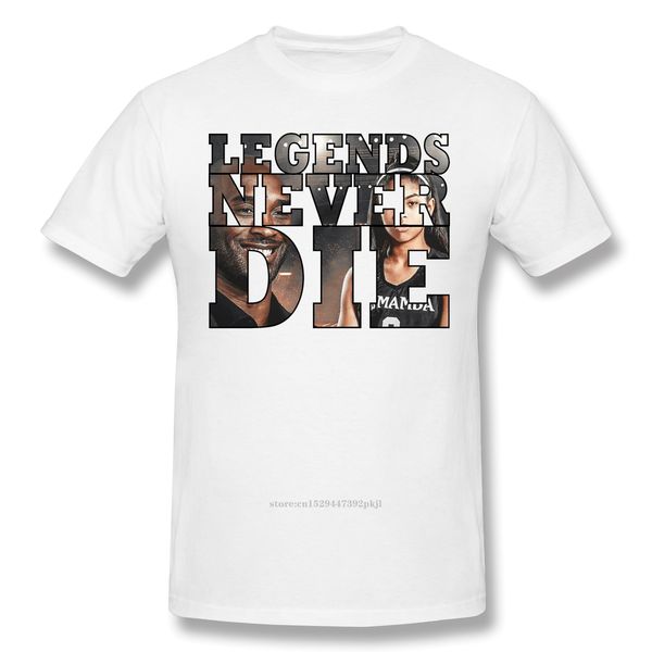 

2020 new arrival legends never die ofertas t-shirt 100% cotton bryant crewneck t-shirt round collar basketball pl