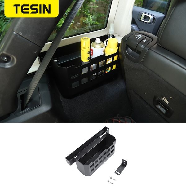 

tesin stowing tidying for wrangler jk jl car tail box multi-function storage box accessories for wrangler 2007-2020