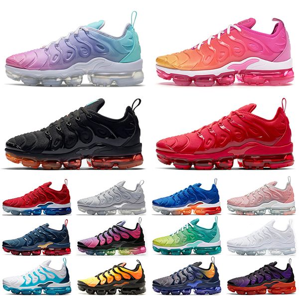

2021 new tn plus women cushion sneakers mens running shoes size 13 pastel mix color pink black red tns mens sports trainers
