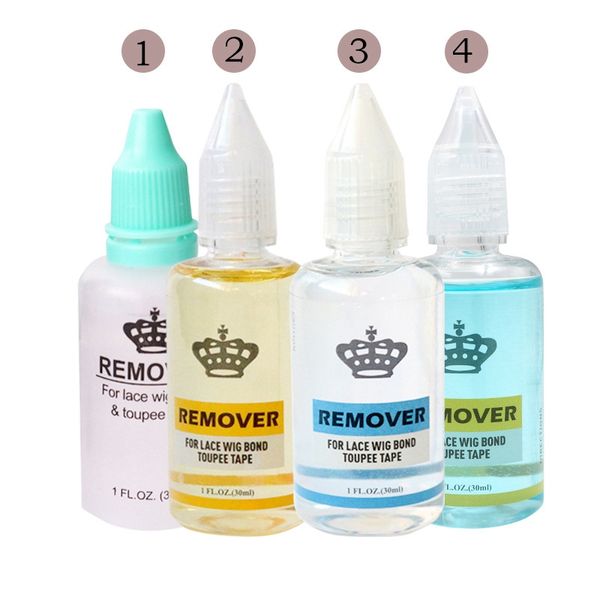 

30ml hairs extension remover 30ml wigs glue adhesive remover for lace wig release tape adhesive gel 0061, Black;brown