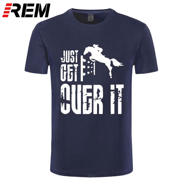 

men t shirt just get over it funny horse long sleeve shirt-rt women tshirts print casual cotton short