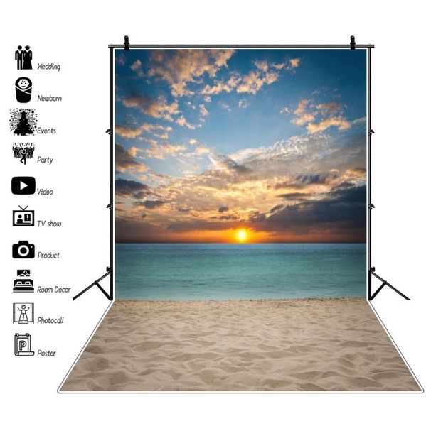 

summer backdrops for pgraphy seaside beach sand sunrise aurora natural scenic pgraphy backgrounds pcall p studio