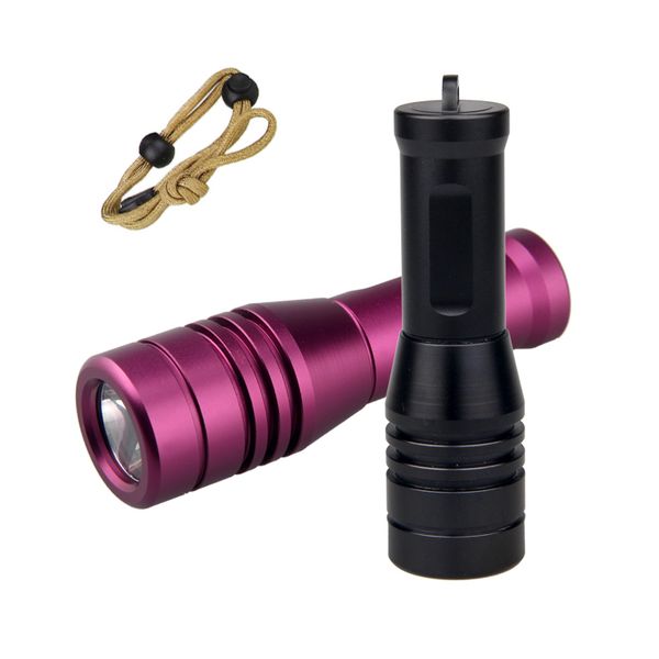 

flashlights torches rotary switch 570lm xm-l2(u4) led ip68 underwater 150m scuba diving torch light indicator 5300-5700k lanterna