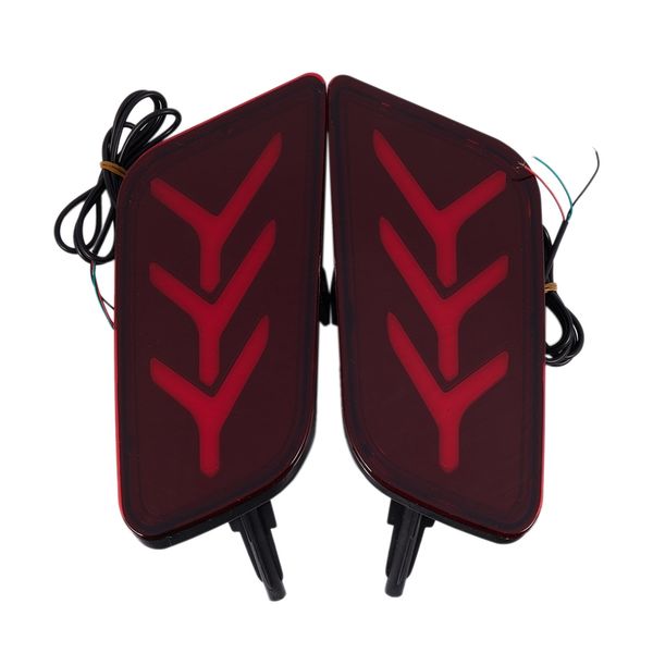 

для 2020 2020 explorer, черный объектив задний бампер tail brake lights red led kit