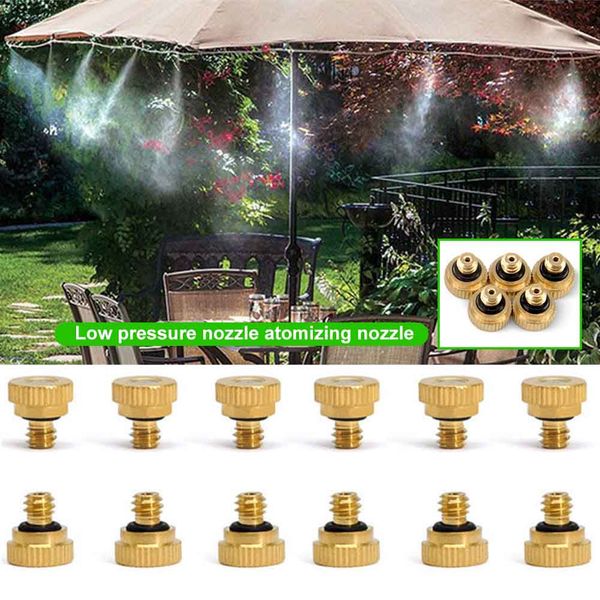 

20шт garden tool теплица brass опрыскивание насадка farm патио система охлаждения