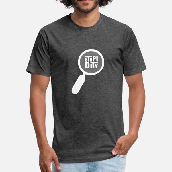 

sarcastic stupidity is the problem art t shirt men character short sleeve crew neck vintage famous fashion summer style outfit shirt