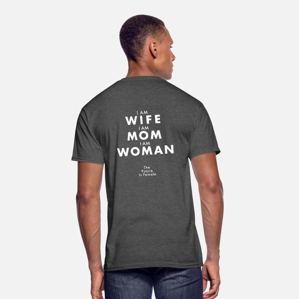 

wife mom woman t shirt men knitted 100% cotton s-xxxl cute funny summer style family shirt