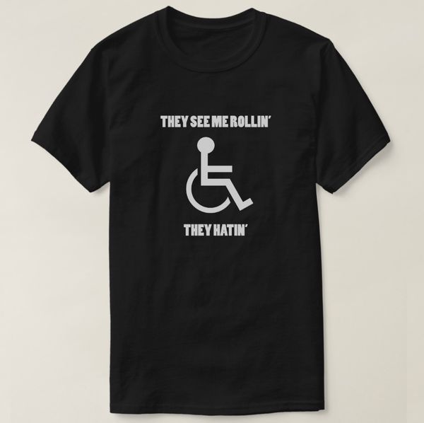 

2019 printed men t shirt cotton short sleeve funny handicap shirt women tshirt