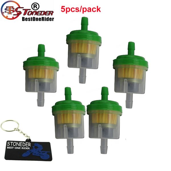

stoneder plastic fuel filter with magnet for dirt pit motor bike motorcycle atv quad go kart buggy snowmobile