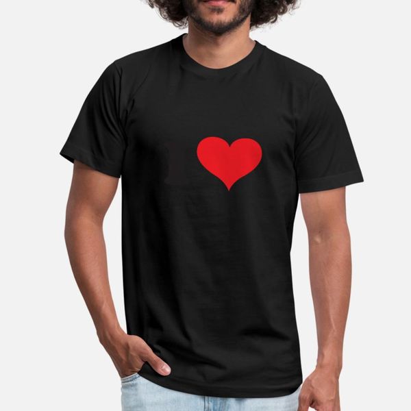 

i heart i love icon t shirt men customized 100% cotton crew neck unique cute building spring formal shirt