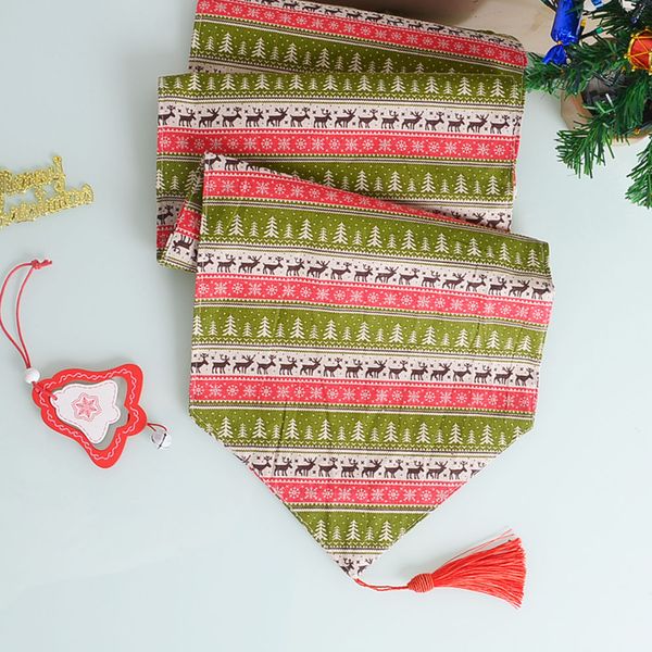 

cotton linen tablecloth floral retro rustic party table flag vintage christmas