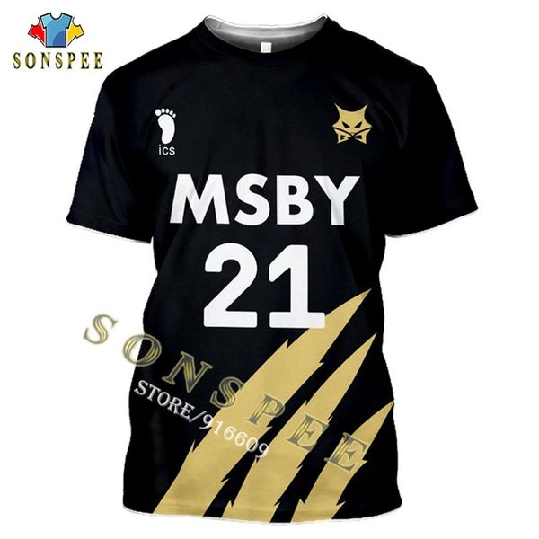 

volleyball boy costume haikyu anime summer 3d print shirts kawaii hippie horror men clothing