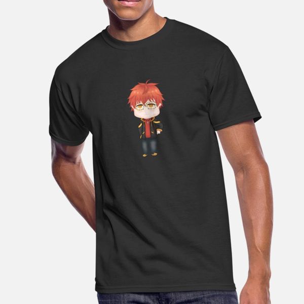 

707 chibi t shirt men personalized cotton size s-3xl leisure anti-wrinkle breathable spring unique shirt