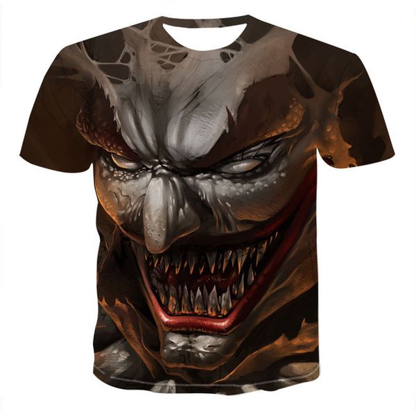 

mens skull punk style skull 3dt- men skull punisher 3d print shirts aesthetic harajuku comics men clothing