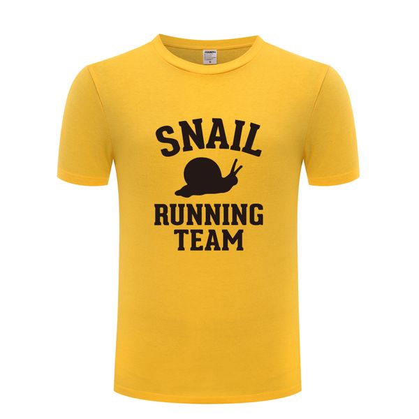 

snail running team funny men's t-shirt t shirt men 2018 new short sleeve o neck cotton casual tee