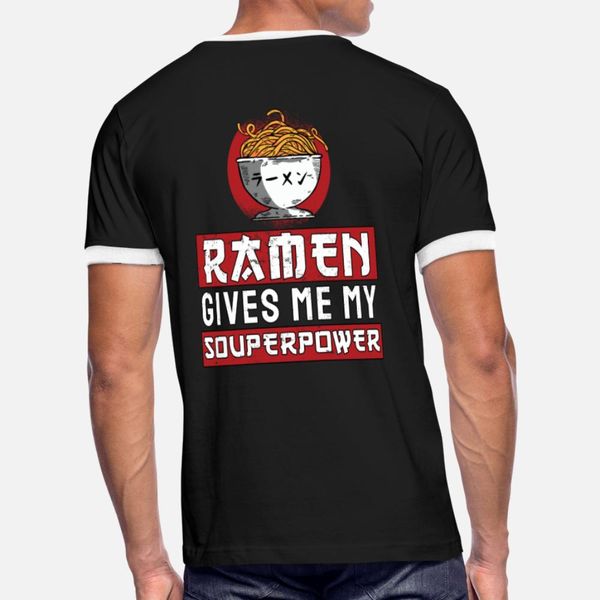 

ramen invasion японских рамен лапша тенниска люди создают футболку круглого воротник подгонки fit нового стиль весна осень отдых рубашку