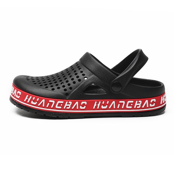 

2020 new tendy summer shoes man sandals crocks man shoes blue black beach sandals slides slippers casual jelly