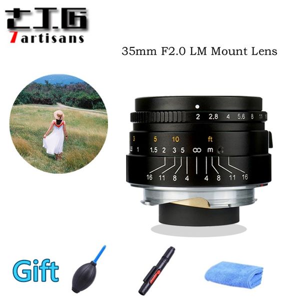 

7 artisans 35mm f2 large aperture paraxial m-mount lens for leica cameras m-m m240 m3 m5 m6 m7 m8 m9 m9p m10 ing