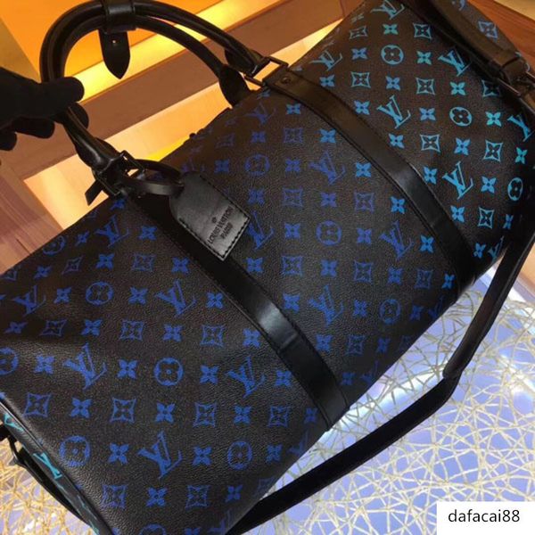 

#4645 5a brand keepall bandouliere large capacity women travel bags men shoulder duffel bags carry luggage man keepall bag n40166 41418