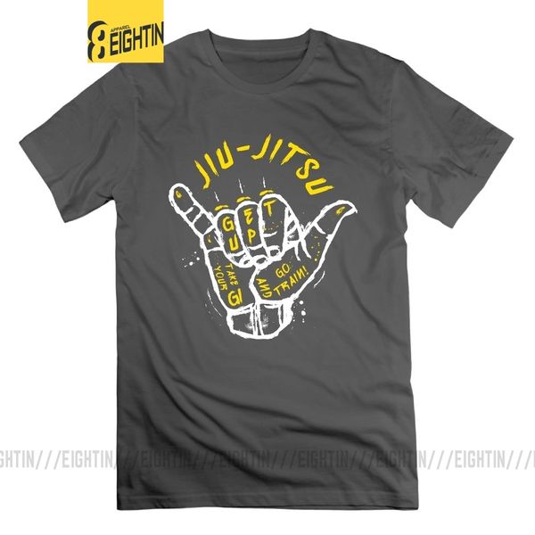 

gesture jiu-jitsu go train bjj tees short sleeves t shirts 100% cotton o neck plus size men summer clothing plus size