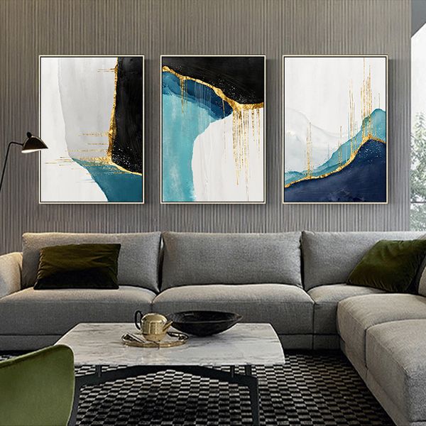 

canvas painting abstract golden years posters and prints wall art poster prints wall pictures nordic minimalist home decor