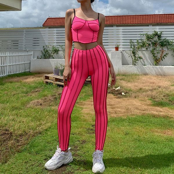 

2020 new seamless yoga set women fitness clothing sportswear clothing crop shirts high waist running leggings pants neptuno, White;red