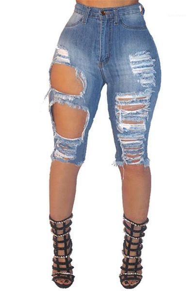 

skinny jeans light blue womens shorts slim fit street teenager shorts summer ripped