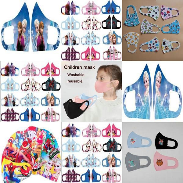 

cloth mask dhl face nose kids cover mask cartoon stretch protection reusable washable mask face character face mouth gdzxp bbgargden