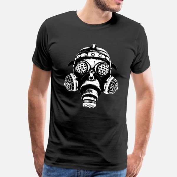 

steampunk cyberpunk gas mask 1a t shirt men character cotton crew neck letters gift comfortable summer style formal shirt