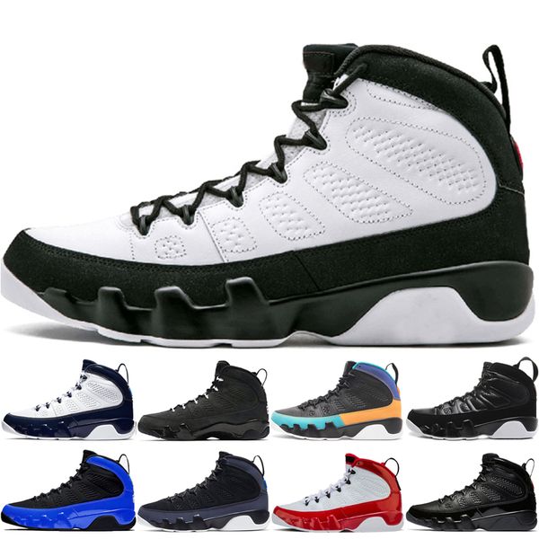 

black white 9 9s men basketball shoes bred og anthracite the spirit gym red racer blue unc mens sports trainers sneakers